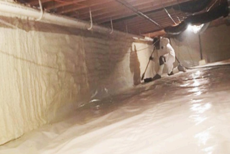 Crawlspace Encapsulation Spray Foam Caliente Plumbing