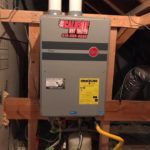 Enjoy the space and energy saving benifits of tankless hot water heaters
