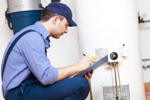 Technician Servicing San Antonio Water Heater